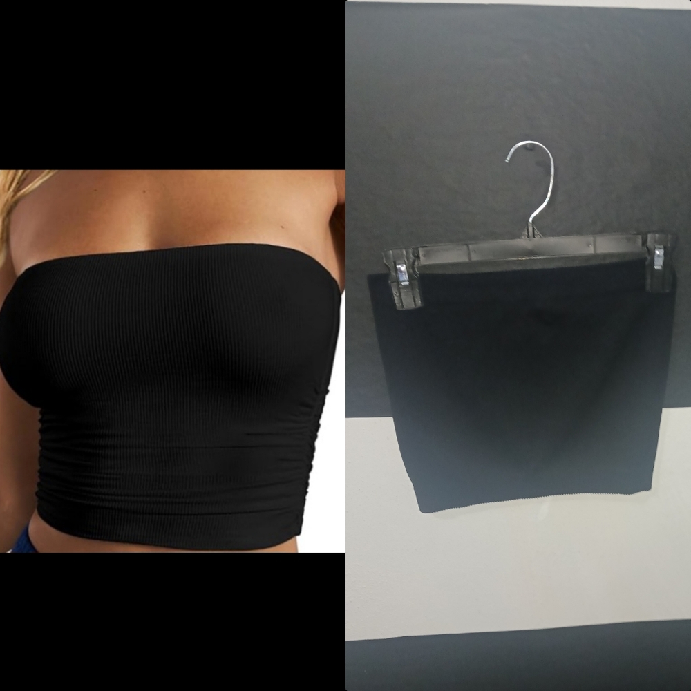 Cotton Candy Women Black seamless bandeau